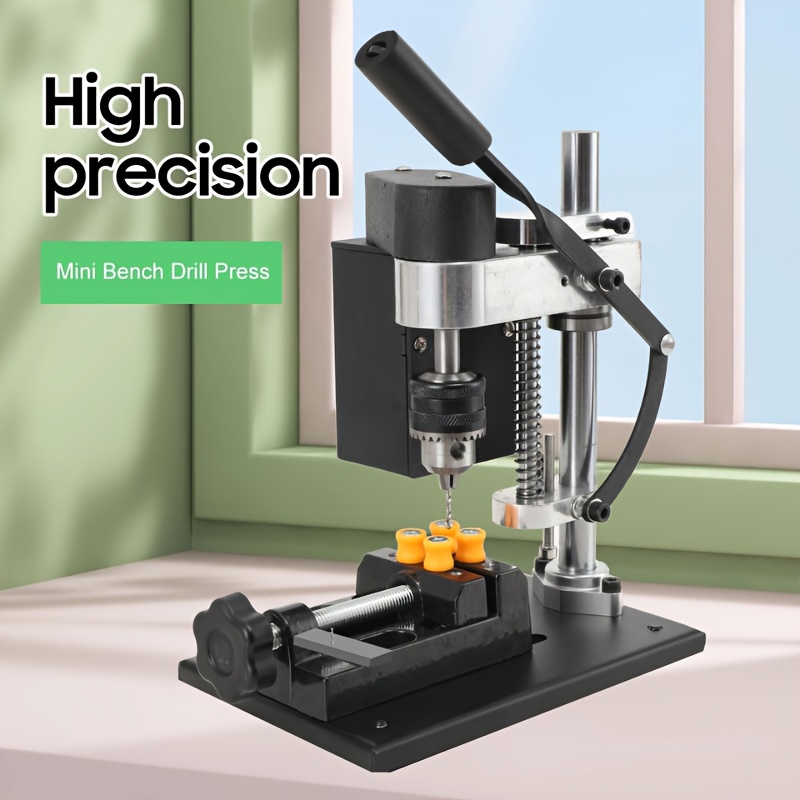 Mini Bench Drill Press Variable Speed - Mini Elektryczna Wiertarka Stołowa z Statywem,