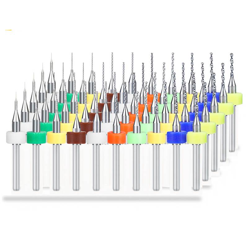 Pcb Micro Carbide Drill Bits 0.3-1.2Mm - 10 sztuk / zestaw 0,1 mm-3,175