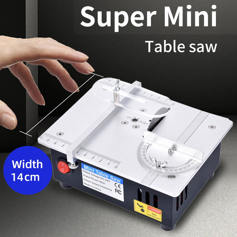 Mini Circular Table Saw Diy Woodworking - Mini wielofunkcyjna piła stołowa 96W 24V,