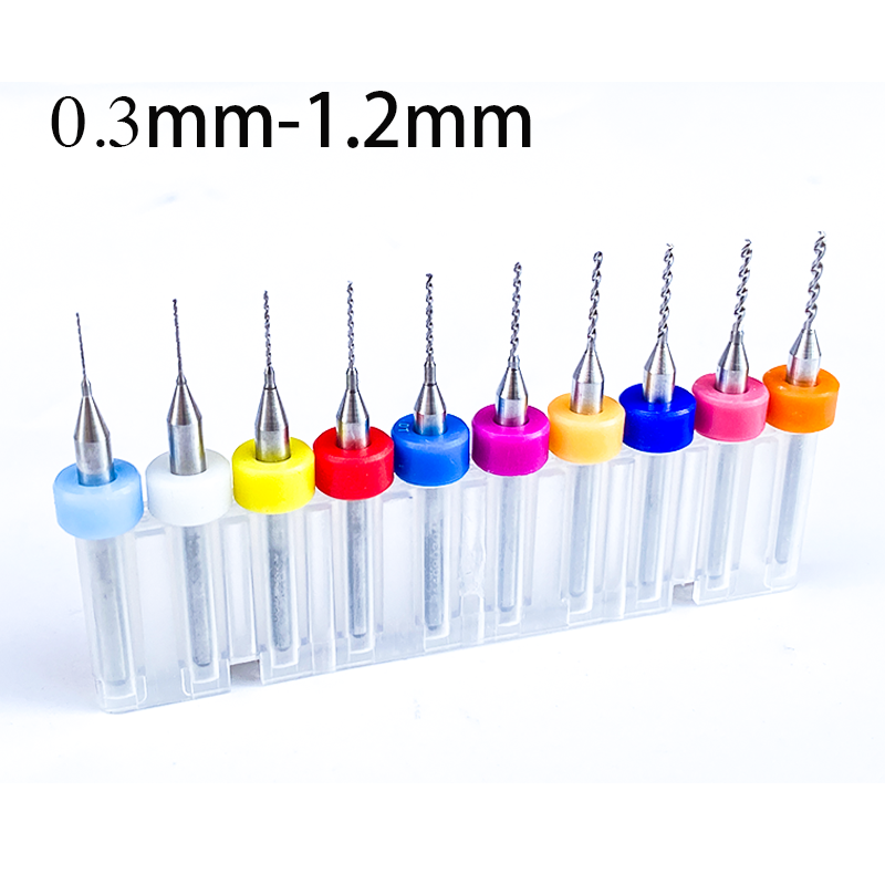 Pcb Micro Carbide Drill Bits 0.3-1.2Mm - Zestaw mikro-wiertaków z węglika spiekanego 0,3-1,2