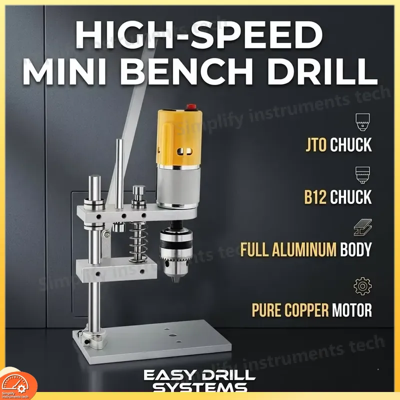 Mini Bench Drill Press Variable Speed - Miniwiertarka stołowa 24V z regulacją prędkości,