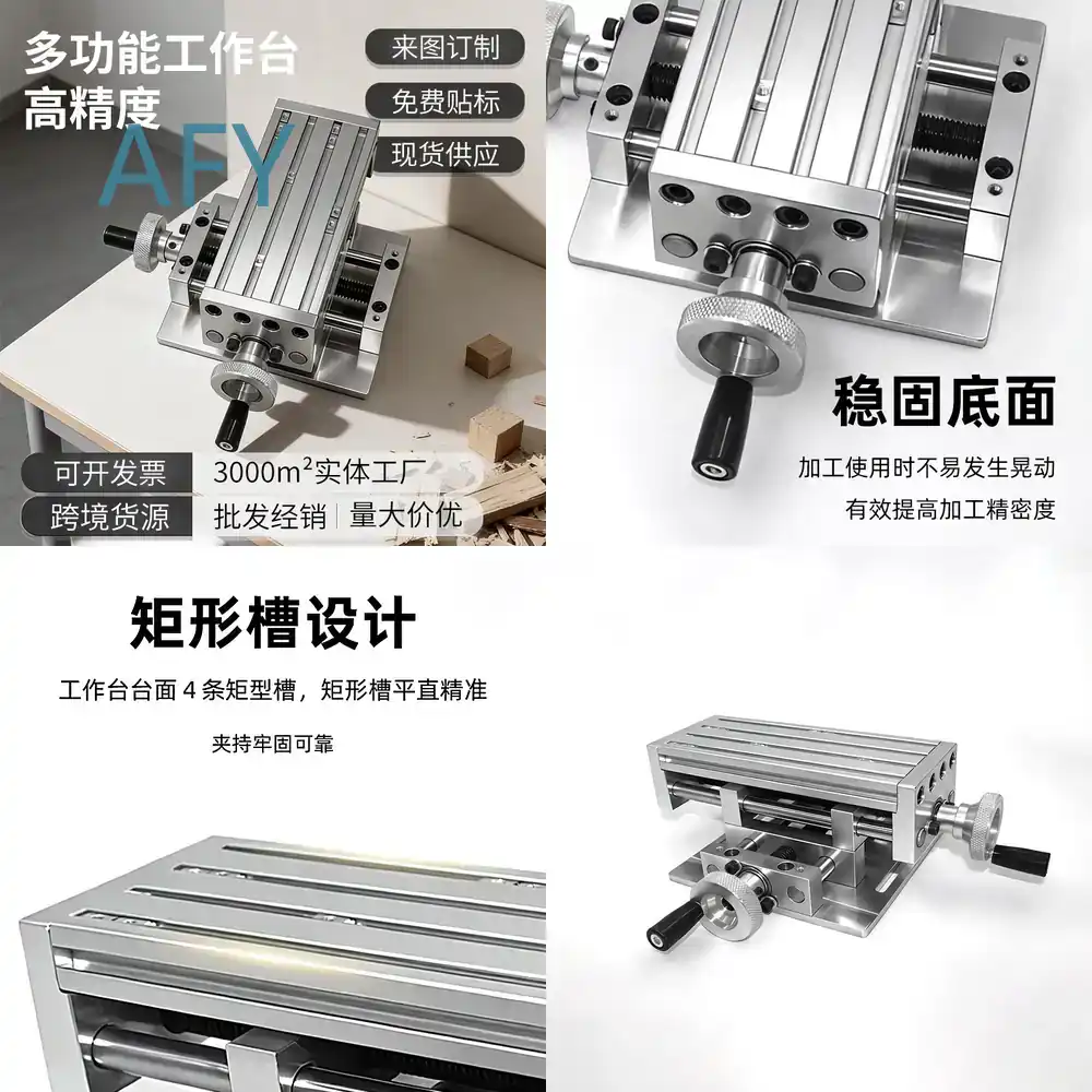 Mini Milling Machine Table Cross Slide Xy - Miniaturowy stół krzyżowy osi XY do