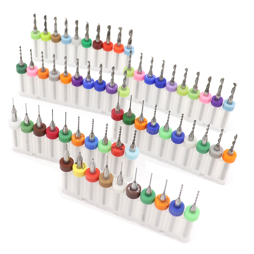 Pcb Micro Carbide Drill Bits 0.3-1.2Mm - 0,3-1,2 mm 0,6-1,5 mm 1,5-2,4 mm