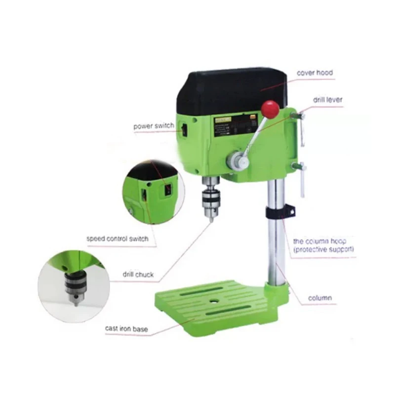 Micro Wood Turning Lathe Beads Machine - Mini Tokarka Stołowa BG-3306 z Regulacją