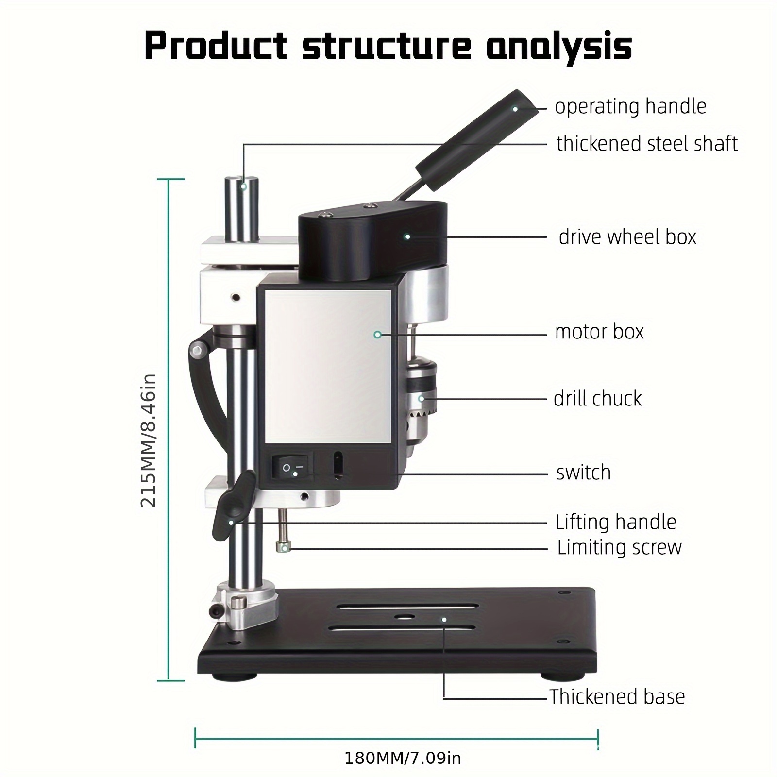 Mini Elektryczna Wiertarka Sto – Mini Bench Drill Press Variable Speed recenzja i cena