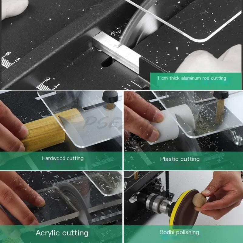 Mała piła stołowa, mała piła d – Mini Circular Table Saw Diy Woodworking recenzja i cena