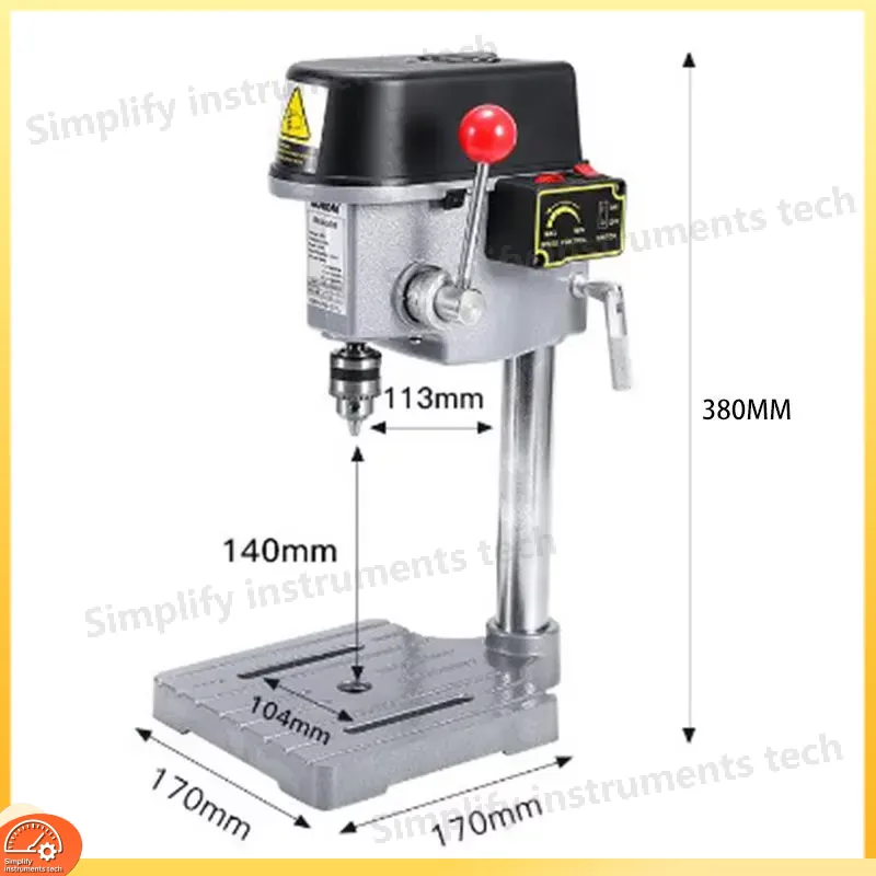 Wiertarka stołowa mini 340W, 6 – Mini Bench Drill Press Variable Speed recenzja i cena