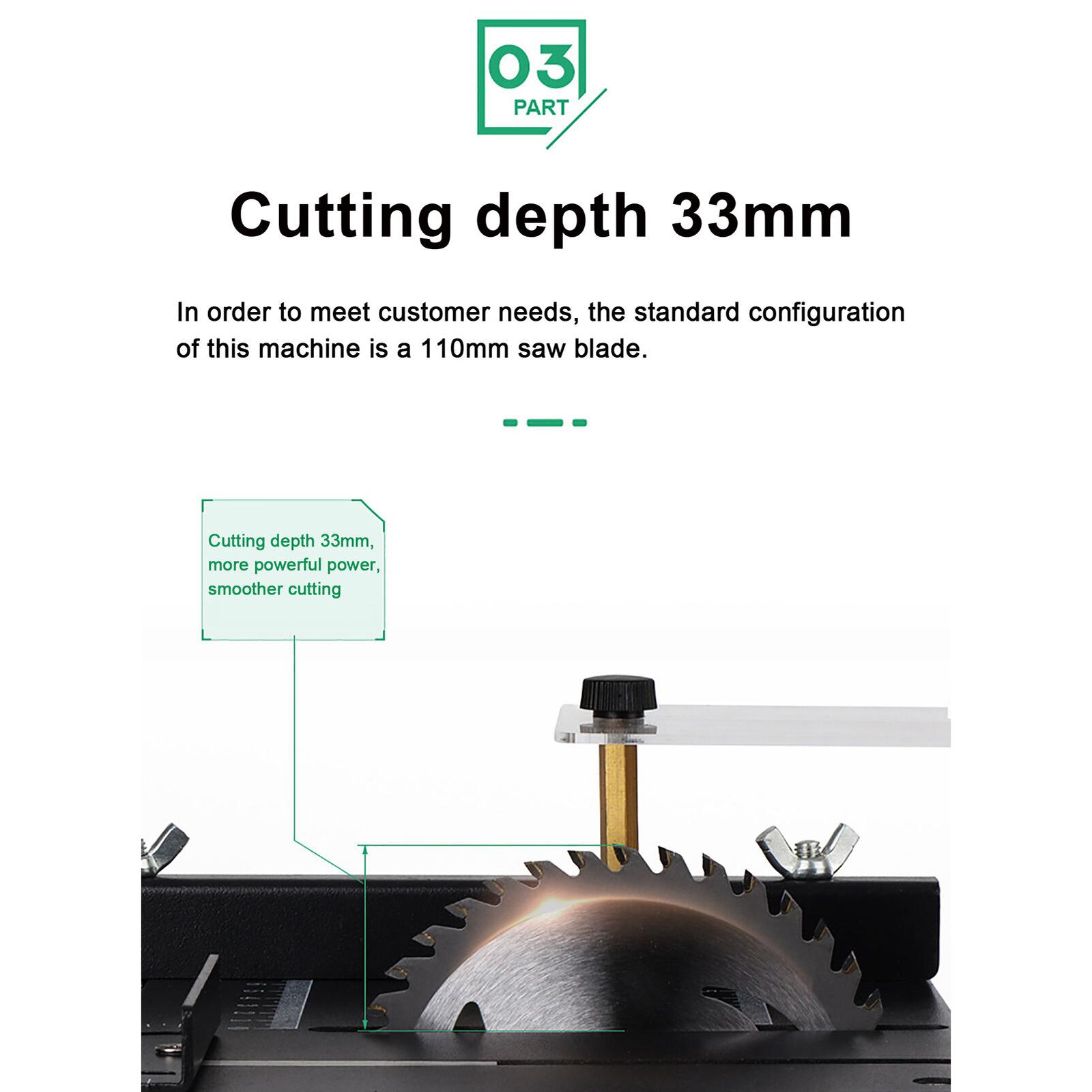 Kompaktowy 4-calowy mini pilar – Mini Circular Table Saw Diy Woodworking recenzja i cena