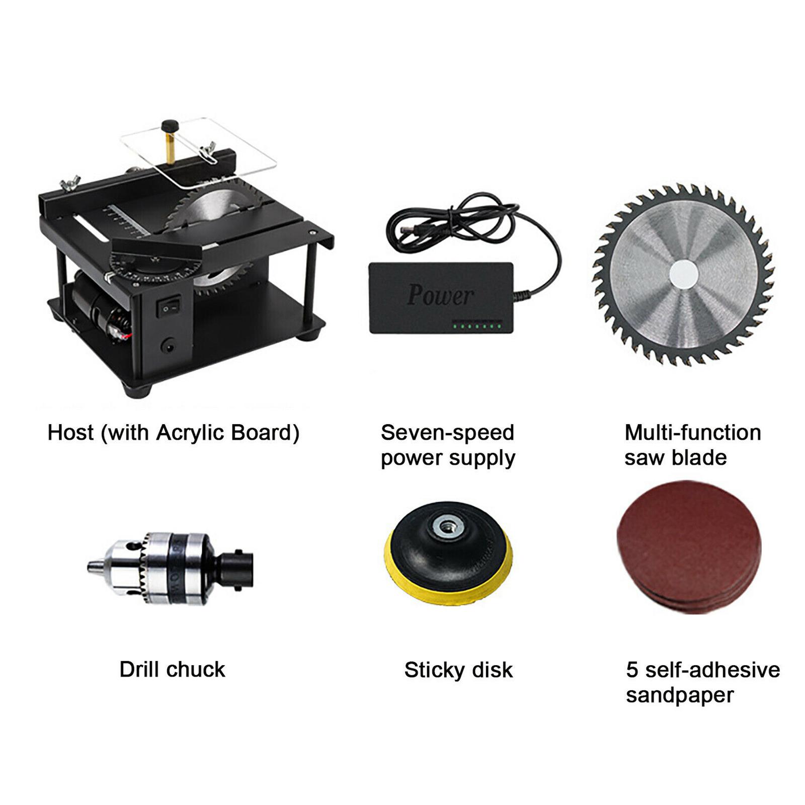 Kompaktowy 4-calowy mini pilar – Mini Circular Table Saw Diy Woodworking recenzja i cena