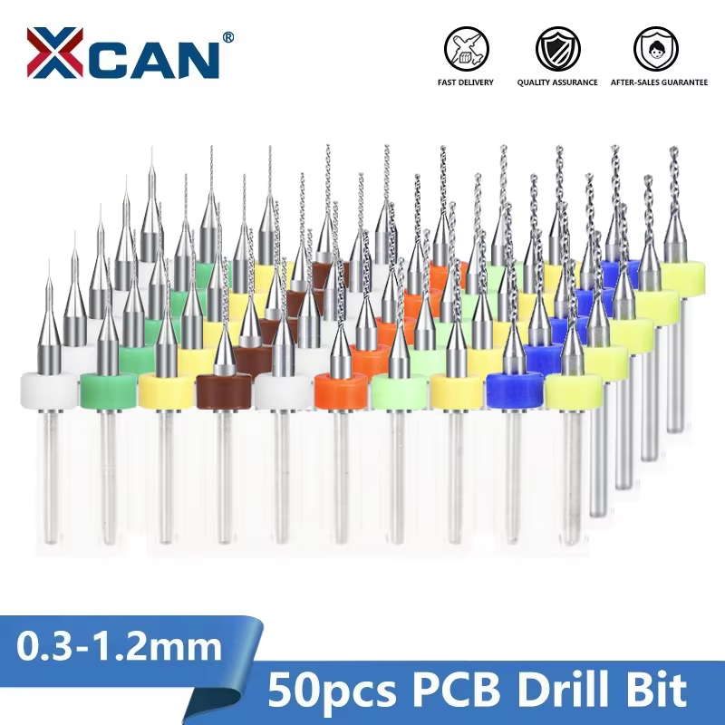 XCAN 20/50 szt. wierteł do PCB – Pcb Micro Carbide Drill Bits 0.3-1.2Mm recenzja i cena