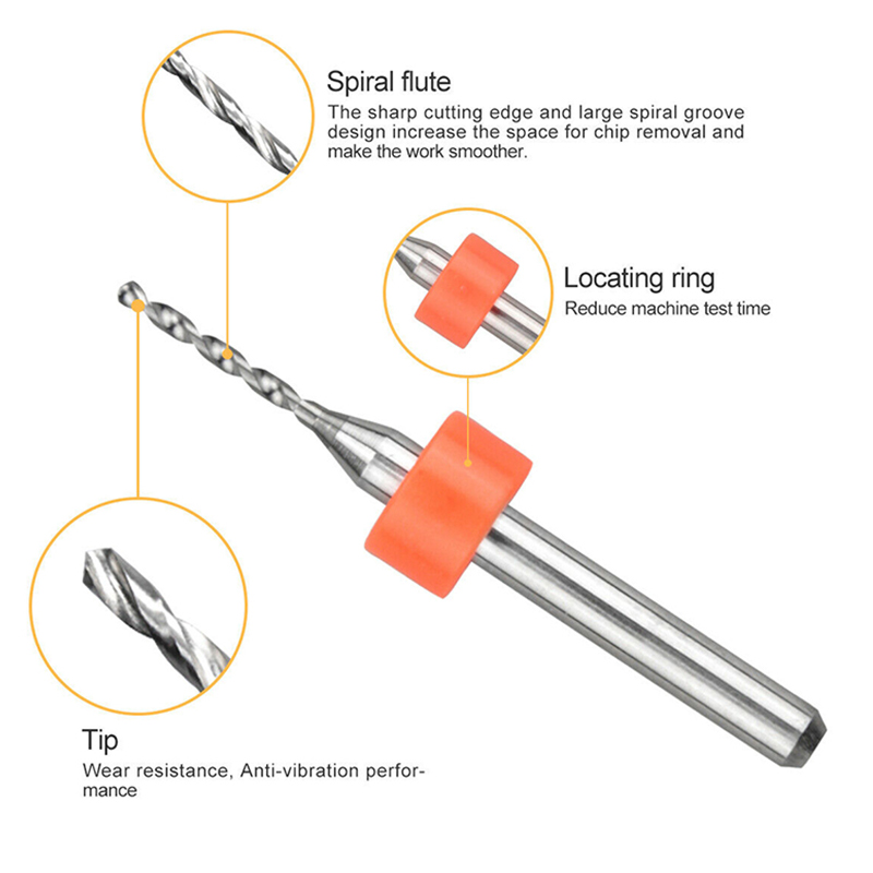 Zestaw 50 szt. wierteł do PCB  – Pcb Micro Carbide Drill Bits 0.3-1.2Mm recenzja i cena