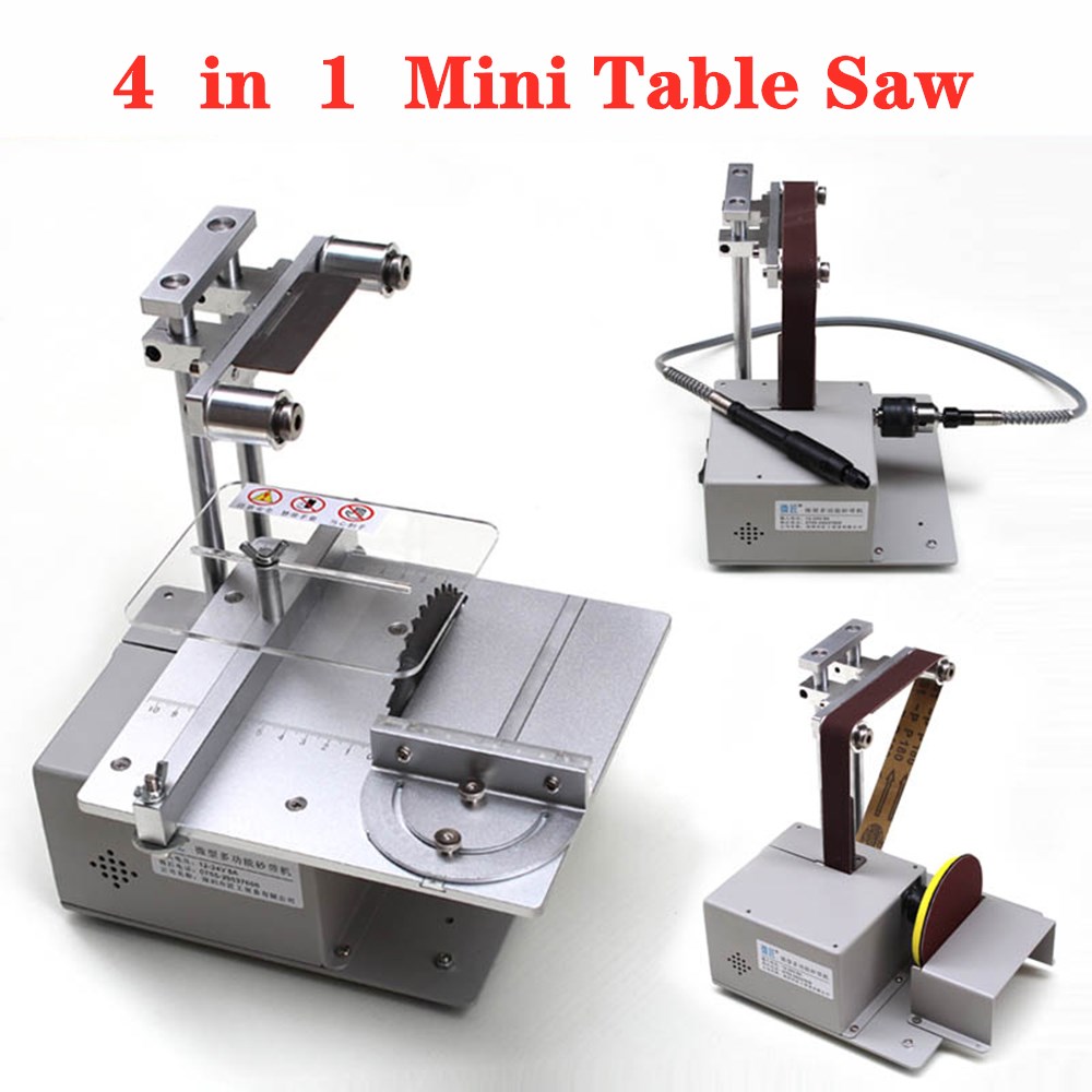 Elektryczna szlifierka taśmowa – Mini Circular Table Saw Diy Woodworking recenzja i cena
